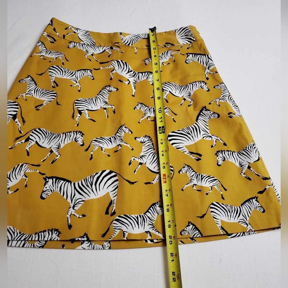 Ann Taylor Factory Rust Yellow Zebra Animal Print Skirt & Tank Set Size XS & 4 - Picture 14 of 14